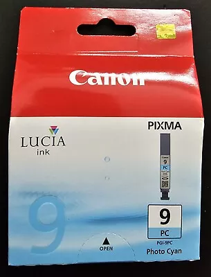 Genuine Canon Pro 9500 PGI-9PC Photo Cyan Lucia Ink • £7