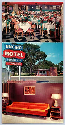 Vintage Postcard Advertisement Sample MCM Furniture Dining Room Encino Motel K1 • $7.99