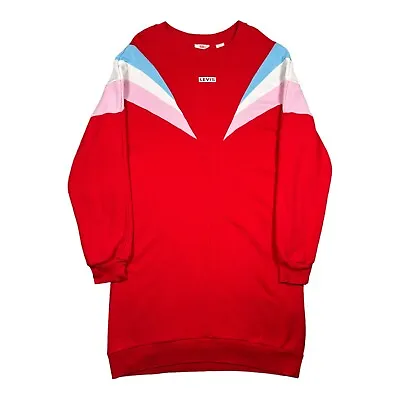 £24.95 • Buy Levi's Sweatshirt Dress Red - Size M
