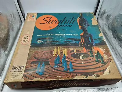 SWAHILI African Culture Heritage Board Game 1968 Milton Bradley 4935 COMPLETE • $14.95