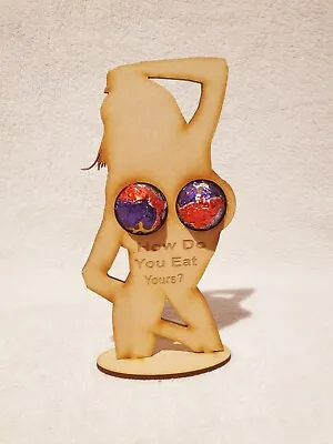 Personalised Easter Creme Egg Holder Adult 18 Funny Boobs How Do You Eat Yours? • £4.95