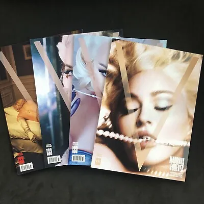 MADONNA V Magazine Set Of 4 MINT BRAND NEW 2021 MADAME X STEVEN KLEIN PHOTOS • $350