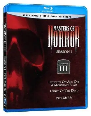 Masters Of Horror: Season 1 Vol 3 Blu-ray - Blu-ray By Bree Turner - GOOD • $12.23