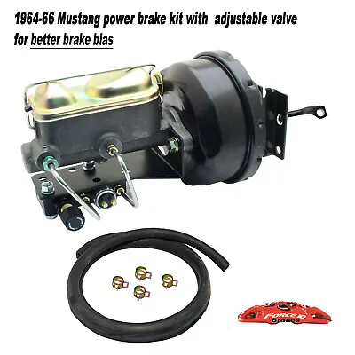 1964-66 Ford Mustang Power Brake Booster Conversion Kit Adjustable Block Valve • $239.75