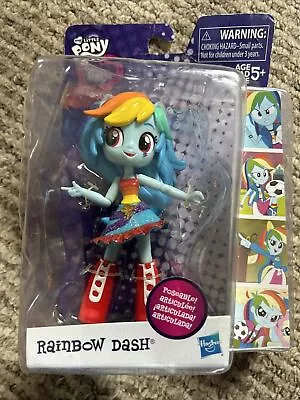 My Little Pony Equestria Girls Minis: School Dance Rainbow Dash 2015 Figure NEW • $18