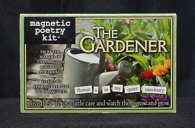  The Gardener  Magnetic Poetry Kit Magnets [sealed] • $9.25