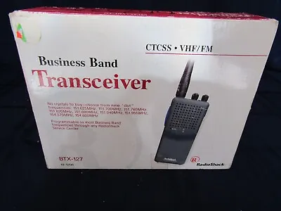 Vintage 1998 Tandy Radio Shack BTX-127 CTCSS VHF / FM Business Band Transceiver • $49.95