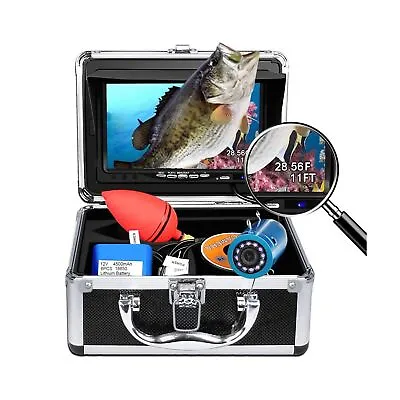 Portable Underwater Fishing Camera With Depth Temperature Display 98FT With DVR • $168.77