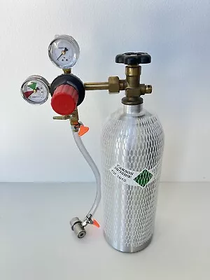 5 Lb C02 Tank With Double Gauge Regulator & Airline • $199