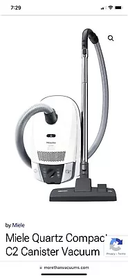 Miele Compact C2 HomeCare Turbo PowerLine  Vacuum Cat /Dog SFAEO LOTUS WHITE • $299.99