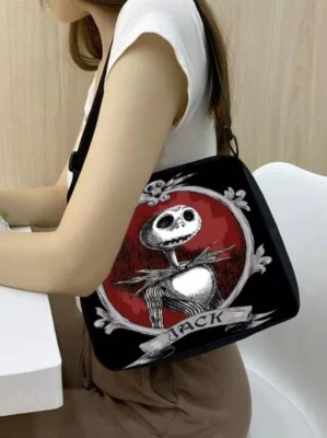 £13.99 • Buy JACK SKELETON SHOULDER BAG GOTHIC EMO  20x24cm 🇬🇧 Nightmare Before Christmas 