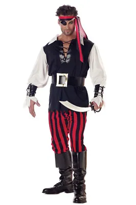 Adult Cutthroat Pirate Mens Halloween Costume • $24.44