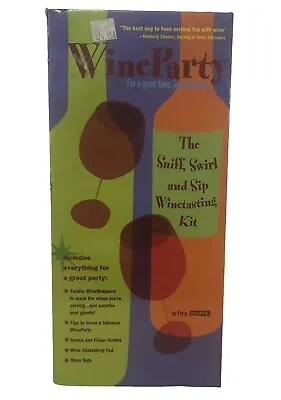 $16.90 • Buy Wine Party Wine Tasting Kit New Sealed In Box 