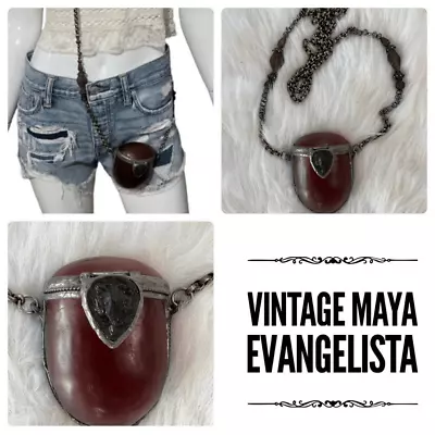 RARE Vintage Maya Evangelista Resin Boho Crossbody Bag • $125