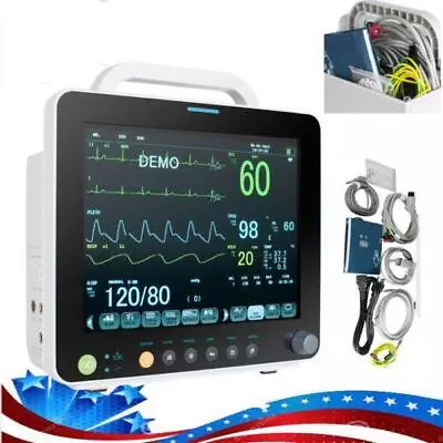 Hospital 12  Patient Monitor ICU/CCU Vital Signs SpO2PRNIBPECGRESPTEMP • $509