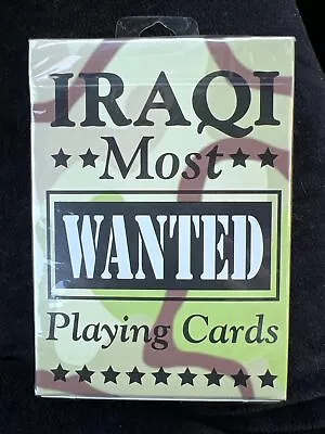 IRAQI Most Wanted Playing Cards Bicycle Commemorative Reproduction New & Sealed • $18.88