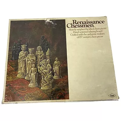 Vtg 1959 / 1970 Renaissance Chess Chessmen Set #832 By Lowe Complete King 3.75  • $43.99