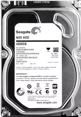 4TB Seagate 3.5  5900RPM SATA NAS INTERNAL HDD ST4000VN000**FREE POST** • $99
