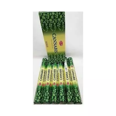 120 CANNABIS Incense Sticks Hem Fragrance Scented Room Spa Relax (6 PACKS)  • £7.31