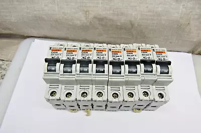 (Lot Of 8) Merlin Gerin Multi 9 C60N 1 Pole Circuit Breaker 10A 40A 20A (USED) • $50