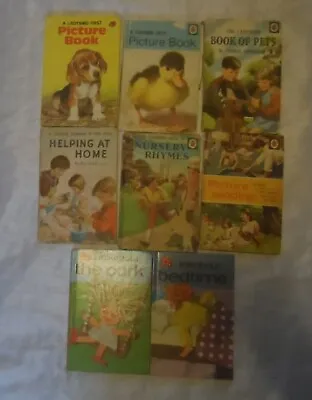 8 Vintage Ladybird Books For Toddlers/Babies Talkabout Bedtime Park Rhymes Pets • £11.50