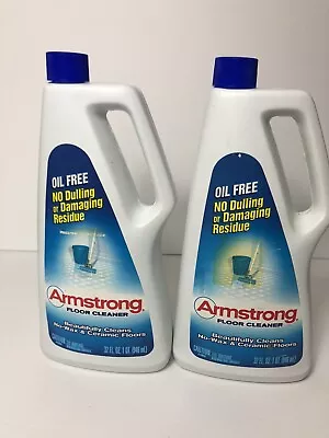 Lot 2 Armstrong Concentrated Floor Cleaner No Sticky Residue SC Johnson 1996 NOS • $39.99
