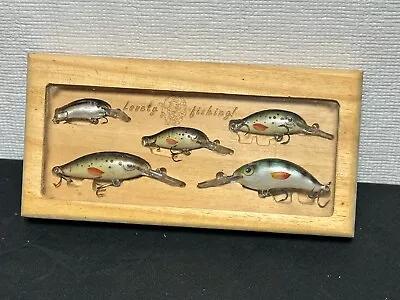 Ugly Ducking Collector Set Of 5 Crankbaits In Wood Display Box (Lot #44) • $2