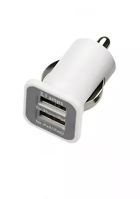 Car Charger Dual USB  Ports 5V 3.1 AMP Universal Car Charger Fast Charging  • £3.29