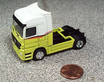 1/87 Die Cast Benz Actros V8 Cabover Yellow/white New H.O. • $5.99