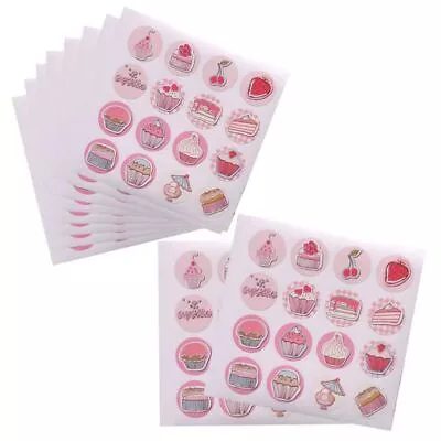 160pcs Sweet Cake Candy Baking Bag Sticker Seals Labels Decals Wrapping • £6