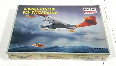 FACTORY SEALED Minicraft Air-Sea Rescue PBY-5A Catalina 1:144 Kit #14435 • $11.99