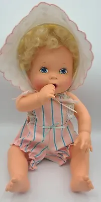 Vintage Baby Alive Doll Doesn't Work 1990 Kenner Outfit And Bonnet No Box-Parts • $20.49