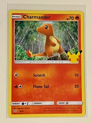 $0.99 • Buy 2021 Pokemon 25th Anniversary Mcdonalds Promo 9/25 Charmander Non Holo