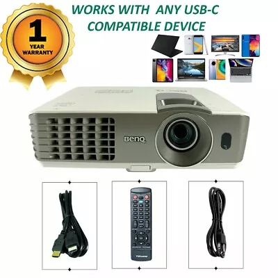 BenQ MX710 DLP Projector Home Theater - Professional Streaming 3D Bundle USB-C • $162.77