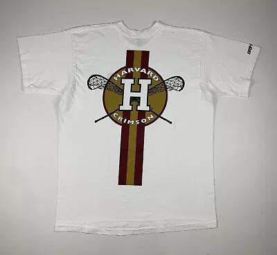 Vintage 90s Brine Harvard University Lacrosse Single Stitch T Shirt  • $25