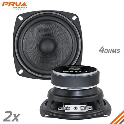 2x PRV Audio 4MR60-4 Midrange Loudspeakers Car Audio Speakers 4  4 Ohm 120Watts • $39.82