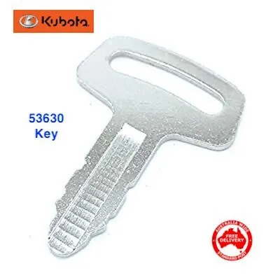 KUBOTA & THOMAS Skid Steer  53630 Key -FREE POSTAGE! -RC101-53630 Plant Key • $16.50