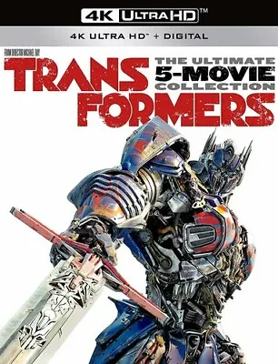 Transformers: The Ultimate 5-Movie Collection [New 4K UHD Blu-ray] With Blu-Ra • $49.21