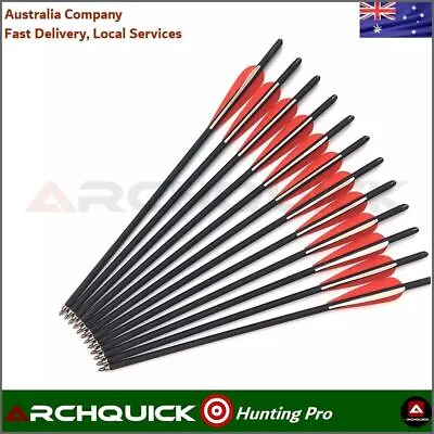 ARCHQUICK Crossbow Aluminum Arrows Bolts For Archery And Hunting 12pcs 17  20  • $51.50