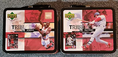 1999 UPPER DECK TRIBUTE To Michael Jordan+ Mark McGuire Lunch Boxes No Cards • $23.99