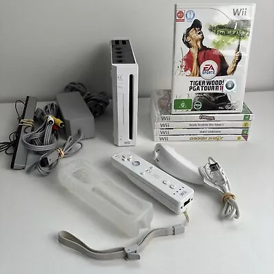 Nintendo Wii Console Bundle Remotes Games & Accessories Ready To Play Lot • $99