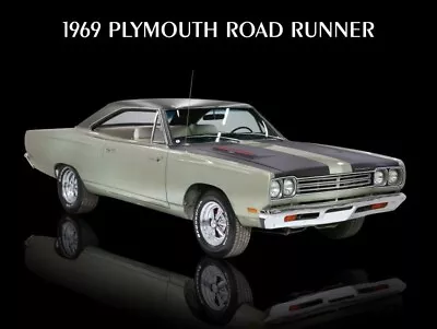 1969 Plymouth Road Runner Hot Rod Metal Sign: 12x16  & Ships Free • $33.88