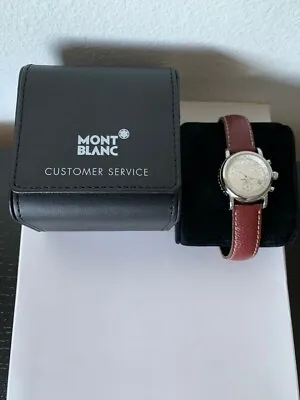 Chronograph Montblanc Meisterstuck Star Woman Watch #7039 Steel • $550