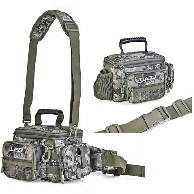 $38.39 • Buy Fishing Tackle Bag Single Shoulder Bag Waist Pack Fishing Lures Tackle Gear Bags