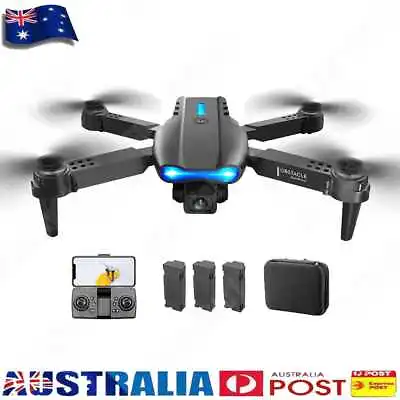 $36.09 • Buy Aeroplane USB Charging FPV Drones For Boys Girls (Black 3Battery 2 Camera) *
