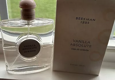 New In Box Beekman 1802 Vanilla Absolute Eau De Toilette Spray Perfume 100 Ml. • $24.99