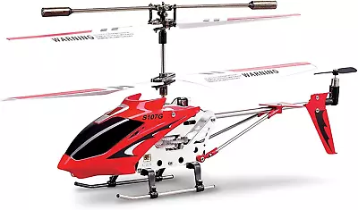 S107G Phantom 3CH Infrared RC Helicopter Mini Flight S107 Gyro With Light Red • $40.97