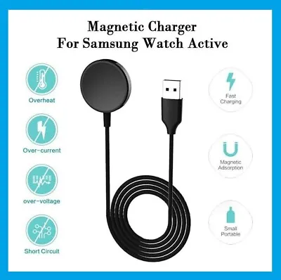 New Wireless Magnetic Charger For Samsung Galaxy Watch 4/3 Active 1/2 Classic • $4.84