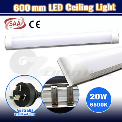 20W LED Batten Ceiling Work Light Fluorescent Tube Panel Flood Down Bar Lamp • $16.95