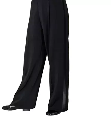 Mens Competition Practise Trousers Ballroom Latin Salsa Modern Dance Pants • $29.03